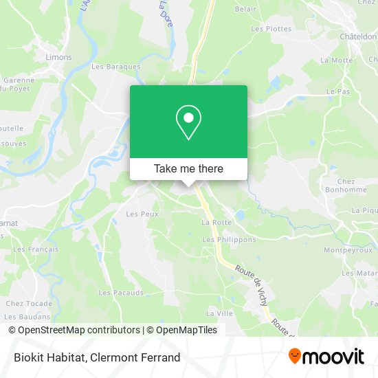 Biokit Habitat map