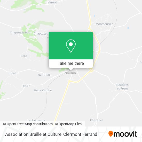 Association Braille et Culture map