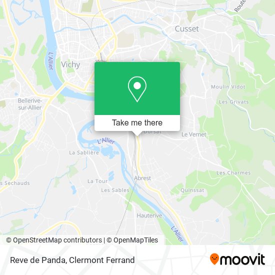 Reve de Panda map