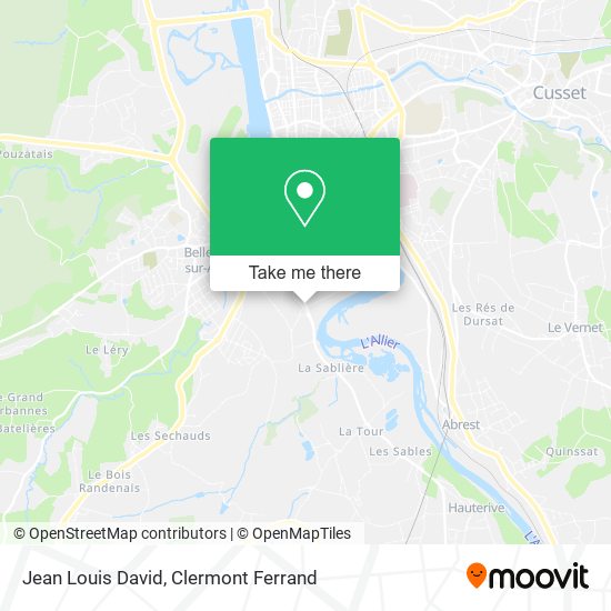 Jean Louis David map