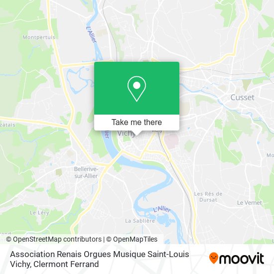 Association Renais Orgues Musique Saint-Louis Vichy map