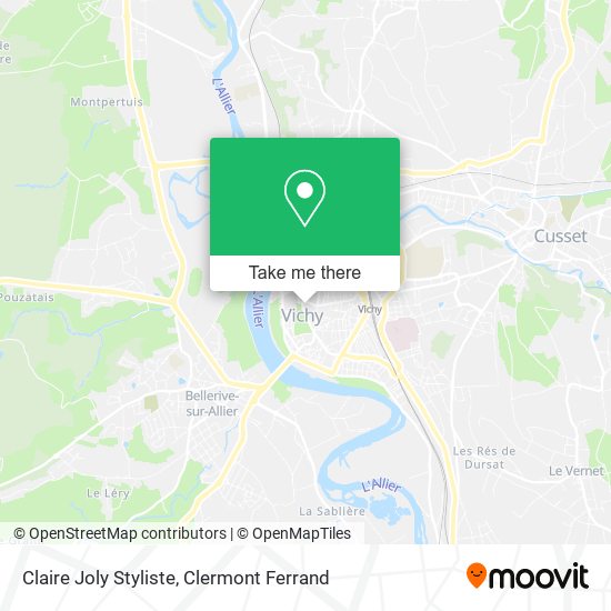Claire Joly Styliste map