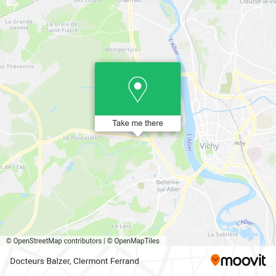 Docteurs Balzer map