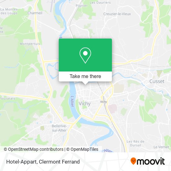 Hotel-Appart map