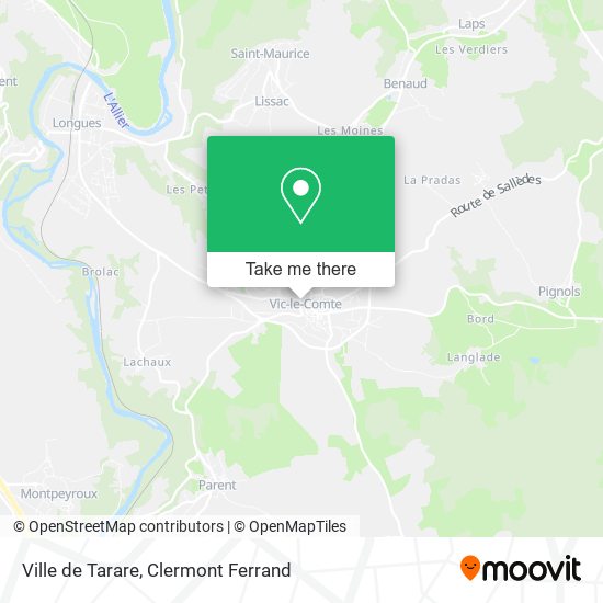 Ville de Tarare map