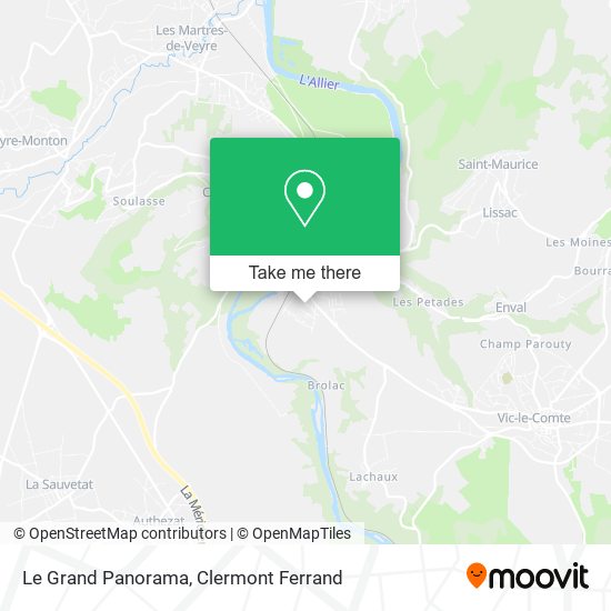 Le Grand Panorama map