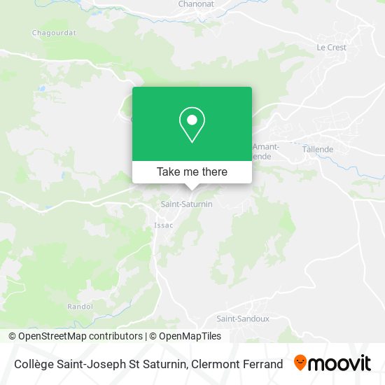Collège Saint-Joseph St Saturnin map