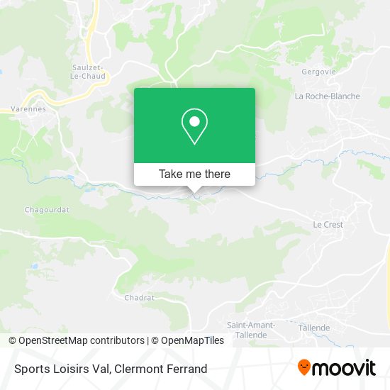 Sports Loisirs Val map