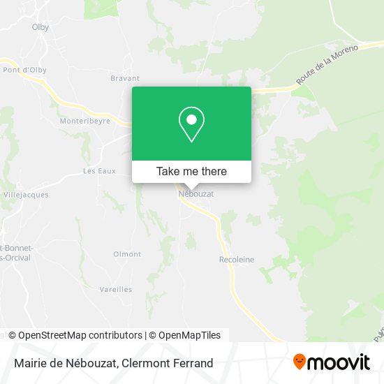 Mairie de Nébouzat map