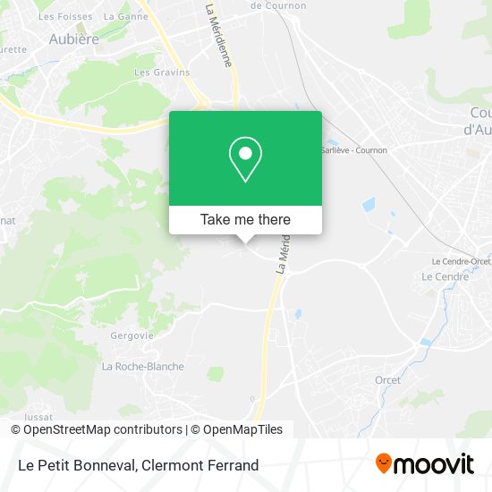 Le Petit Bonneval map