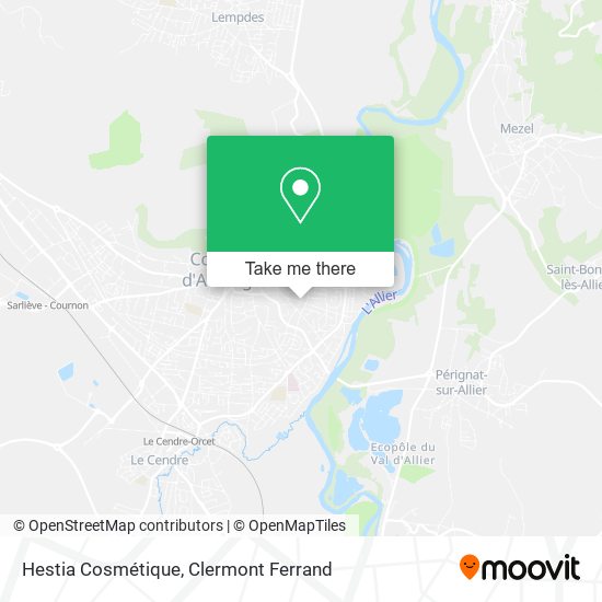 Hestia Cosmétique map