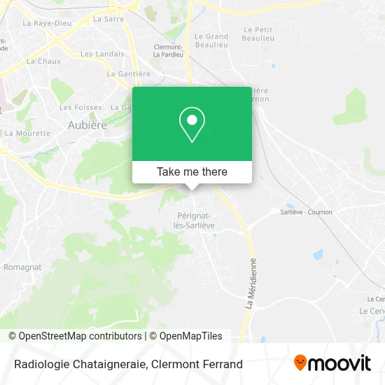 Radiologie Chataigneraie map