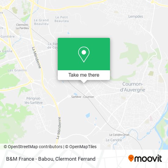 Mapa B&M France - Babou