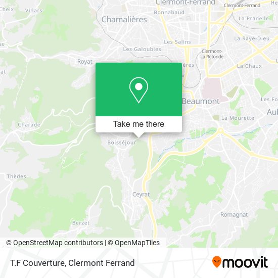 T.F Couverture map