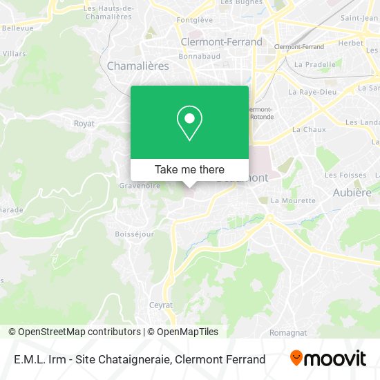 E.M.L. Irm - Site Chataigneraie map