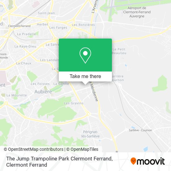 The Jump Trampoline Park Clermont Ferrand map