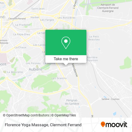 Florence Yoga Massage map