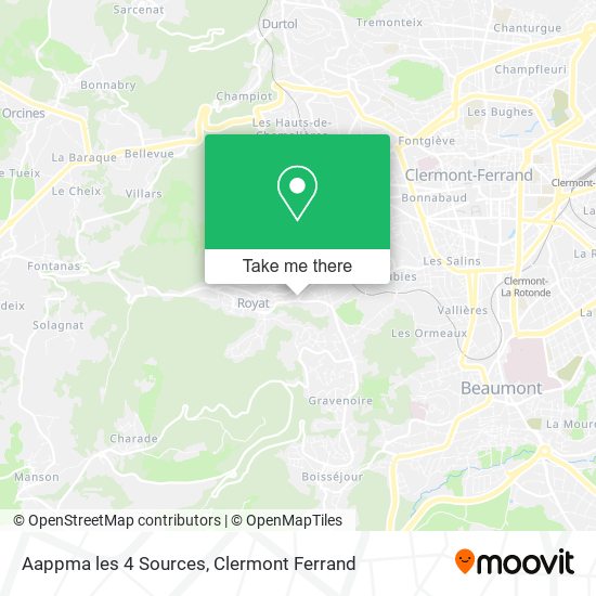 Aappma les 4 Sources map