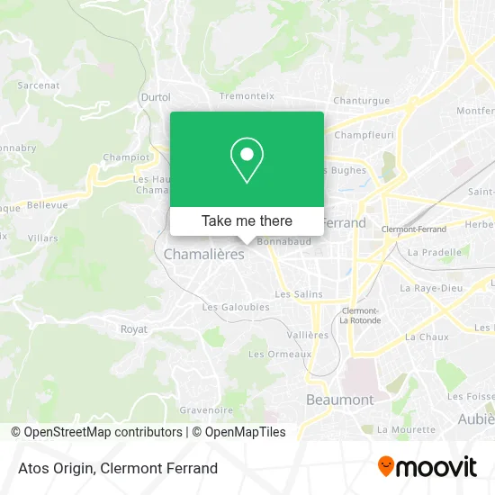 Atos Origin map