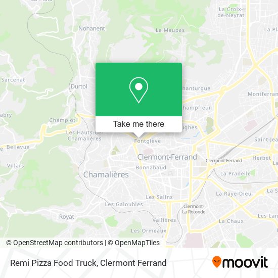 Remi Pizza Food Truck map
