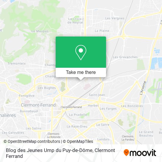 Blog des Jeunes Ump du Puy-de-Dôme map