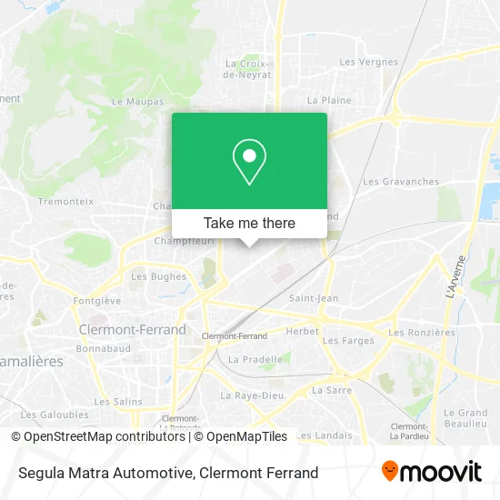 Segula Matra Automotive map