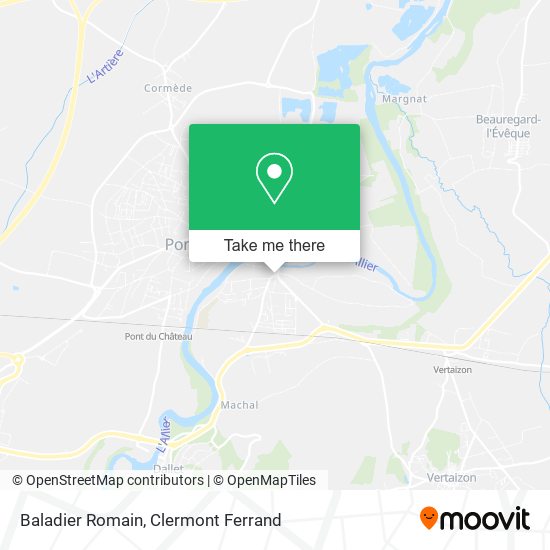 Baladier Romain map