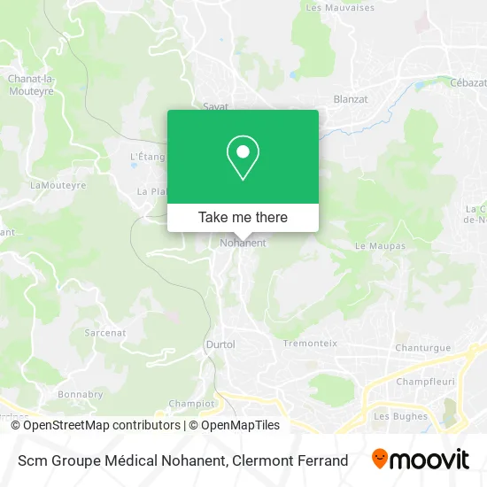 Scm Groupe Médical Nohanent map