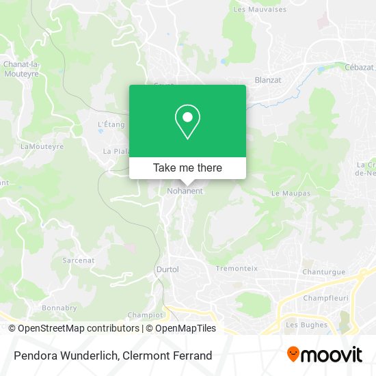 Pendora Wunderlich map