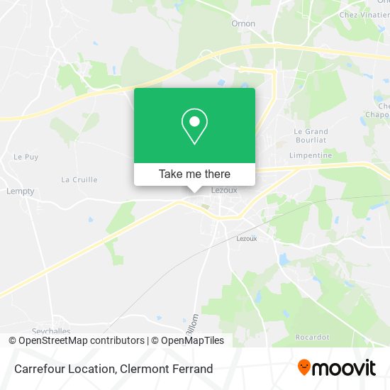 Carrefour Location map