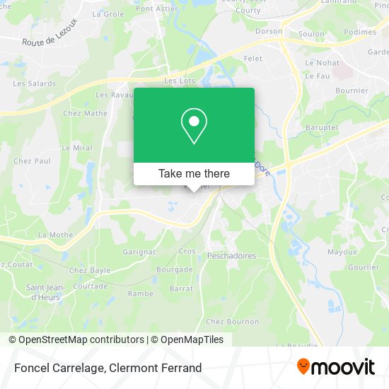 Foncel Carrelage map
