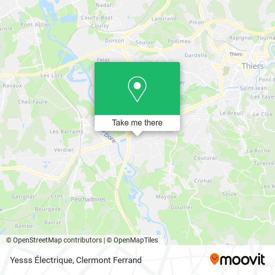 Yesss Électrique map