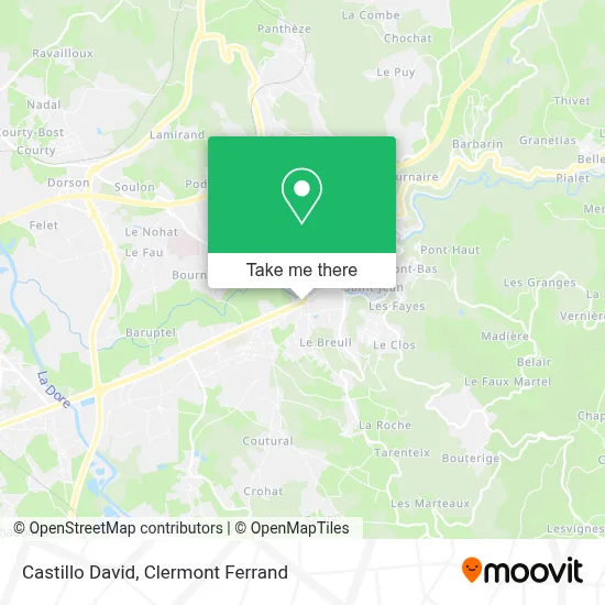 Castillo David map