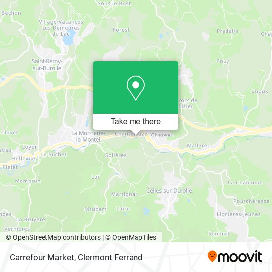 Carrefour Market map