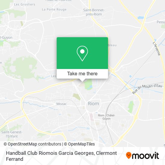 Handball Club Riomois Garcia Georges map