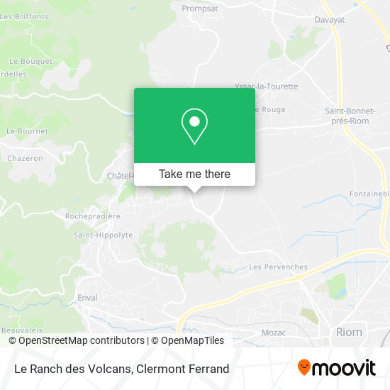 Le Ranch des Volcans map