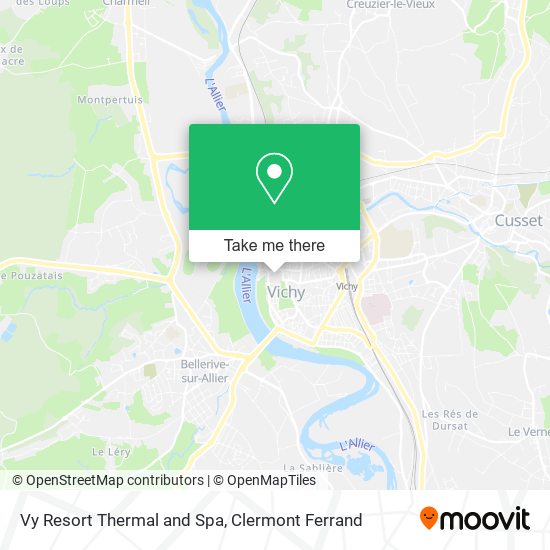 Vy Resort Thermal and Spa map