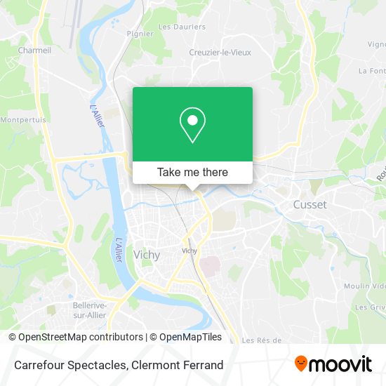 Carrefour Spectacles map