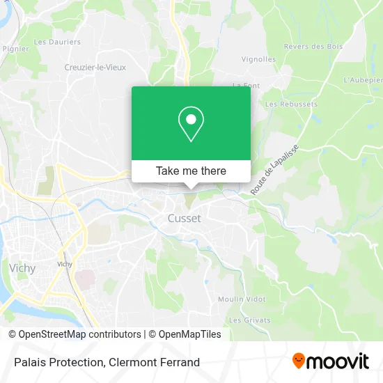 Palais Protection map