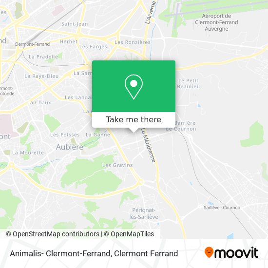 Animalis- Clermont-Ferrand map