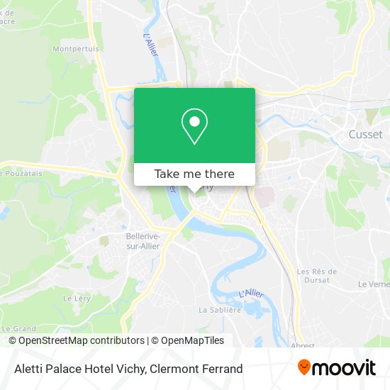 Aletti Palace Hotel Vichy map