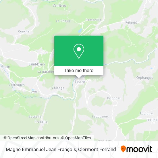 Magne Emmanuel Jean François map