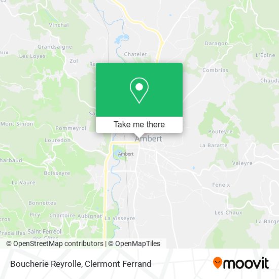 Boucherie Reyrolle map