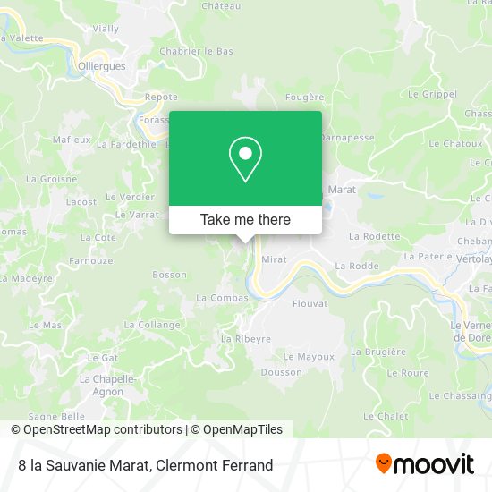 8 la Sauvanie Marat map