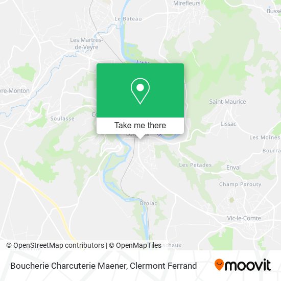 Boucherie Charcuterie Maener map