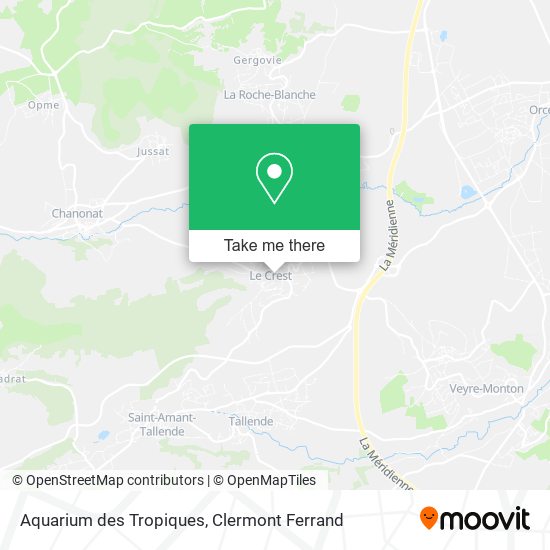 Aquarium des Tropiques map