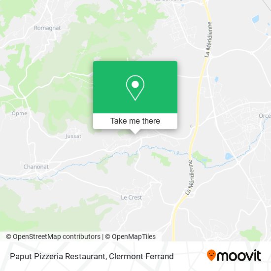 Paput Pizzeria Restaurant map