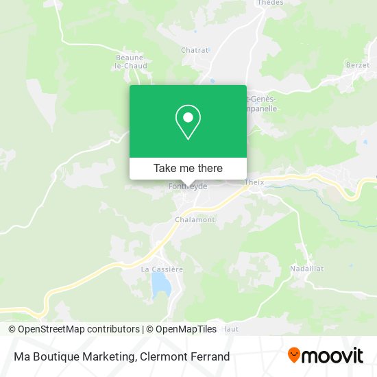 Ma Boutique Marketing map