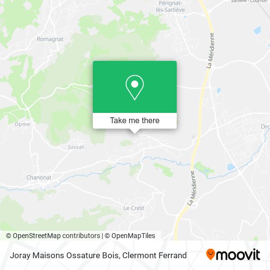Joray Maisons Ossature Bois map