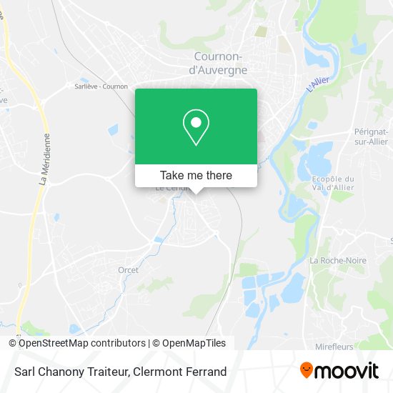 Sarl Chanony Traiteur map